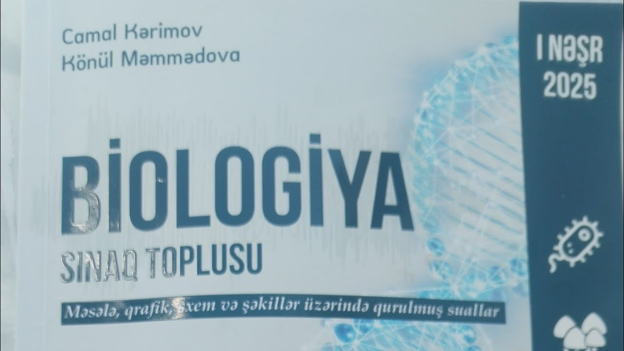 🆘✅ BİOLOGİYA SINAQ TOPLUSU . SINAQ 10. VƏFA MEHDIZADƏ .