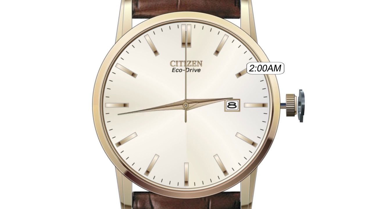 OFFICIAL CITIZEN SETTING INSTRUCTIONS (setting a 'simple' analog with a 31-day calendar)