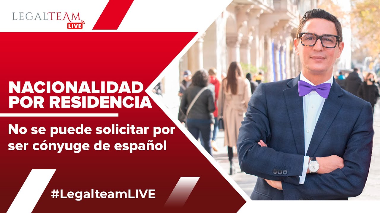 No puedes obtener la nacionalidad española por ser cónyuge de un español