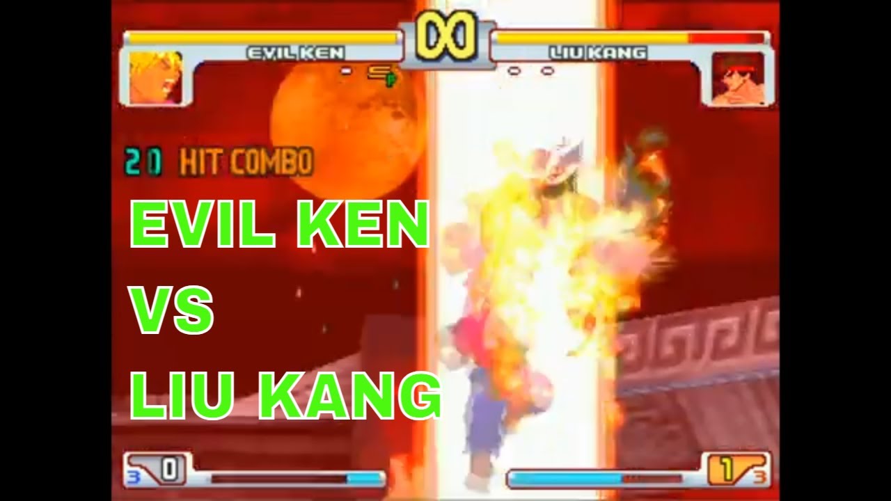 Evil Ken VS Liu Kang - Epic Ultimate Bout #hypnosarcade