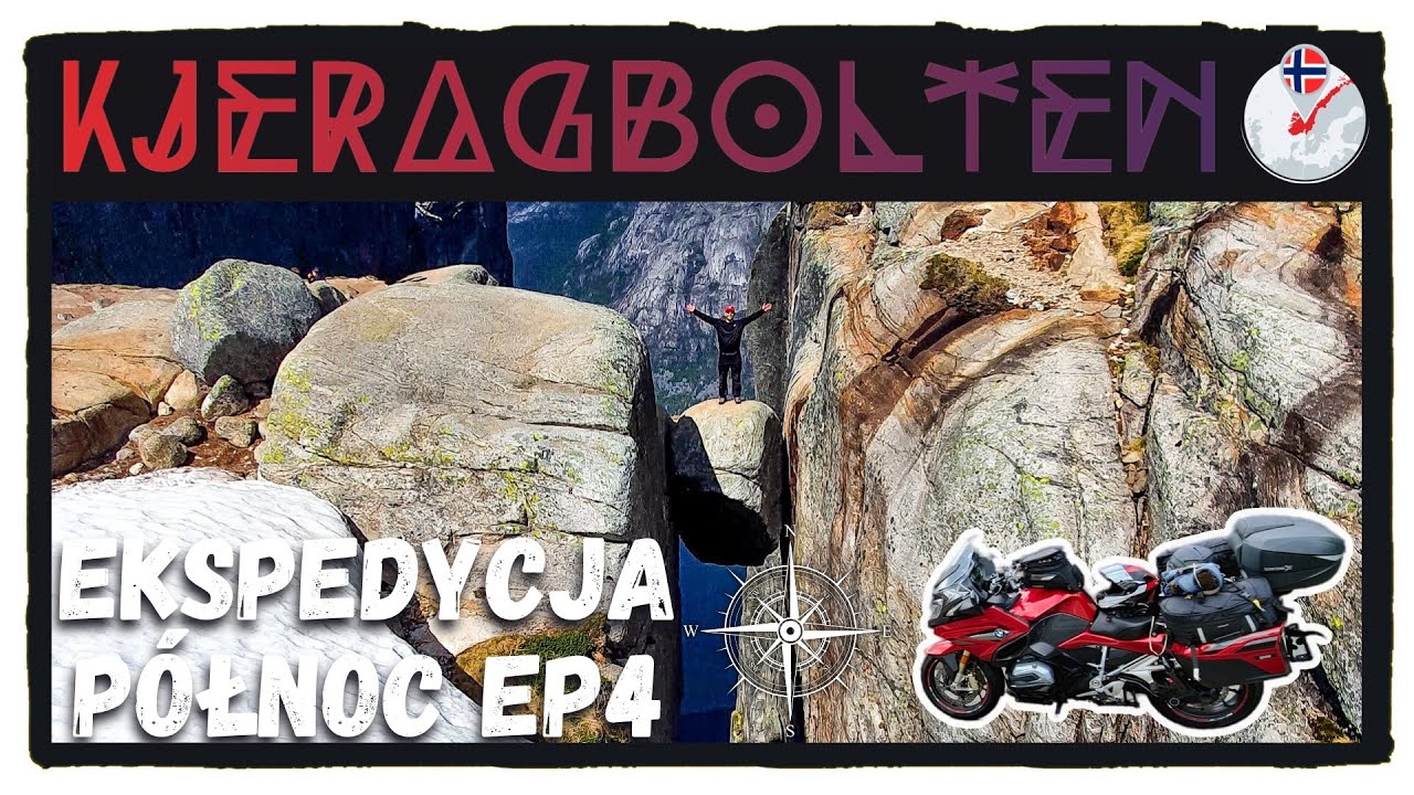 🏞️ Kjerag i serpentyny Fv500 do Lysebotn 🌄 Norwegia motocyklem Fv450 Ekspedycja Północ 🏍 R1200RT ep4