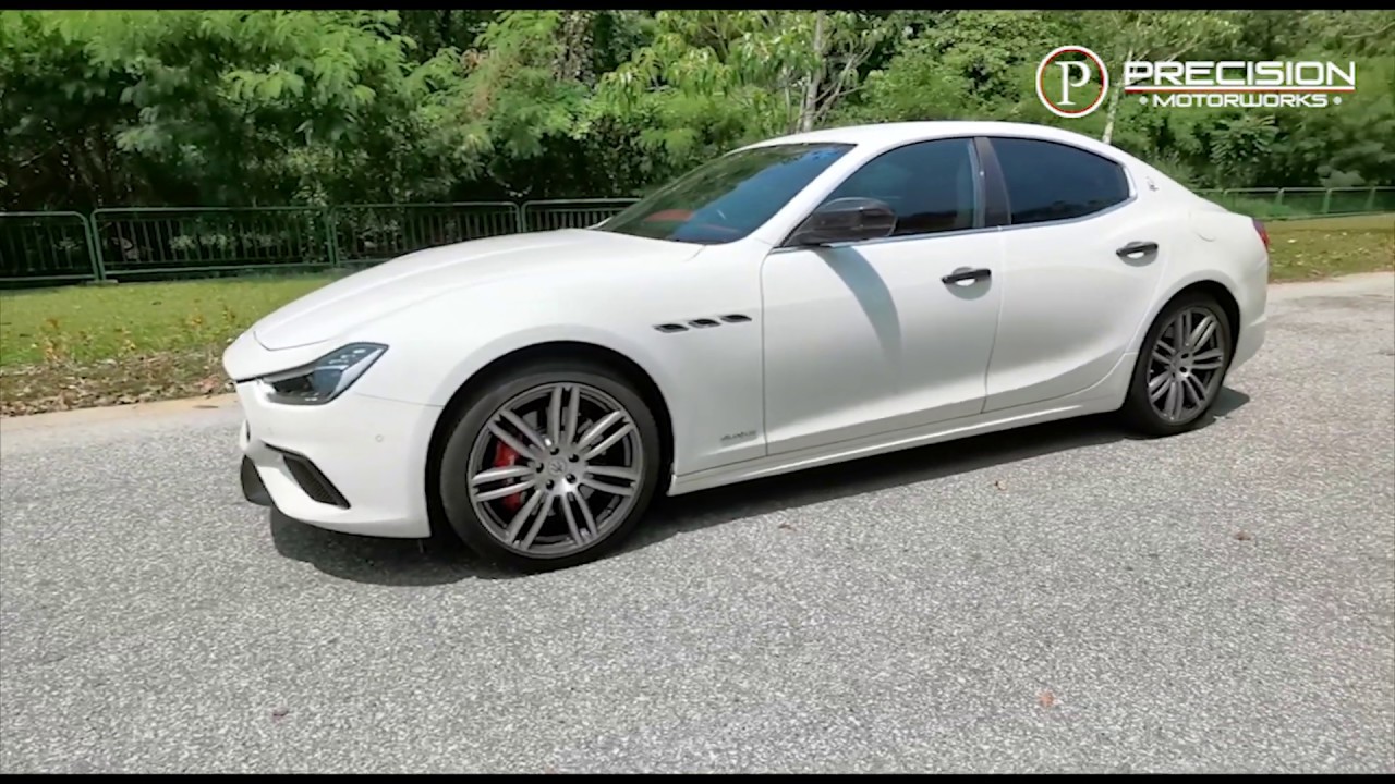 Maserati Ghibli V6 Final Full system Frequency Intelligent Exhaust - Fi Exhaust