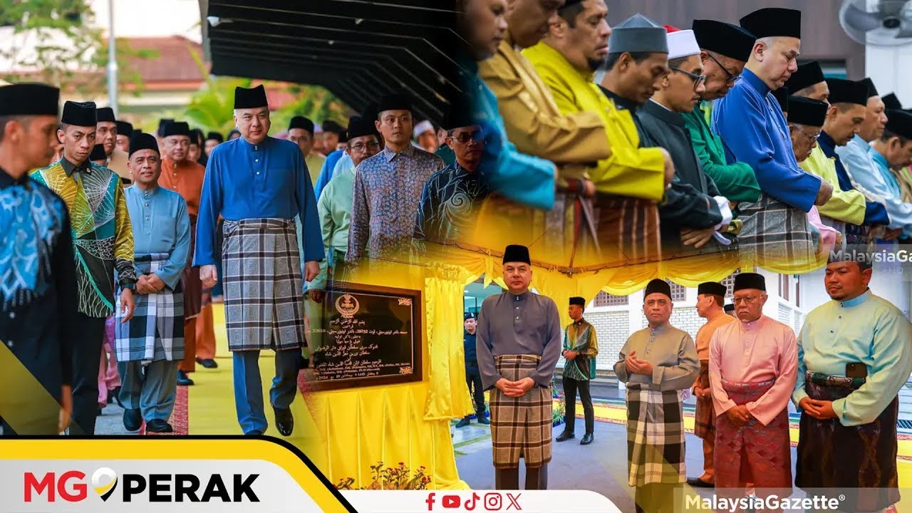 MGPerak: Sultan Nazrin Berkenan Rasmi Masjid Bandar Universiti