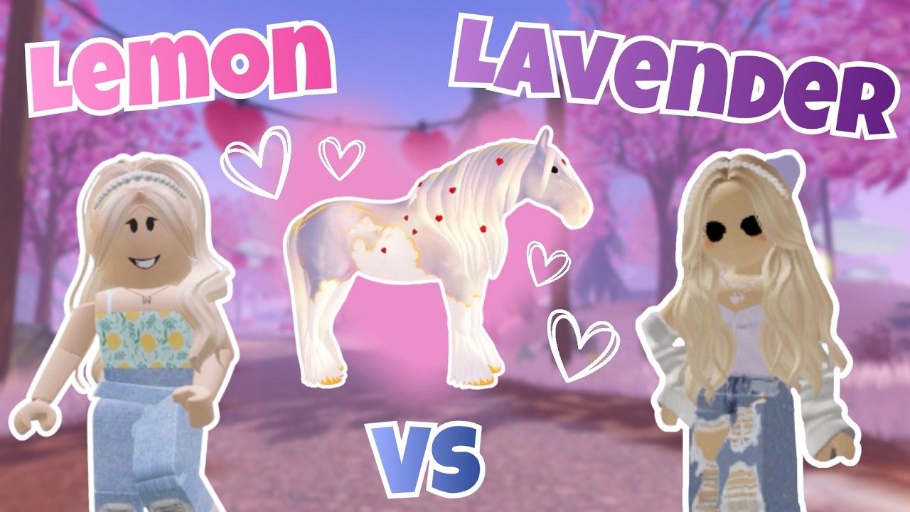 Valentine HUNTING COMPETITION vs. @CallMeLavender! Most Catches = WIN | Wild Horse Islands