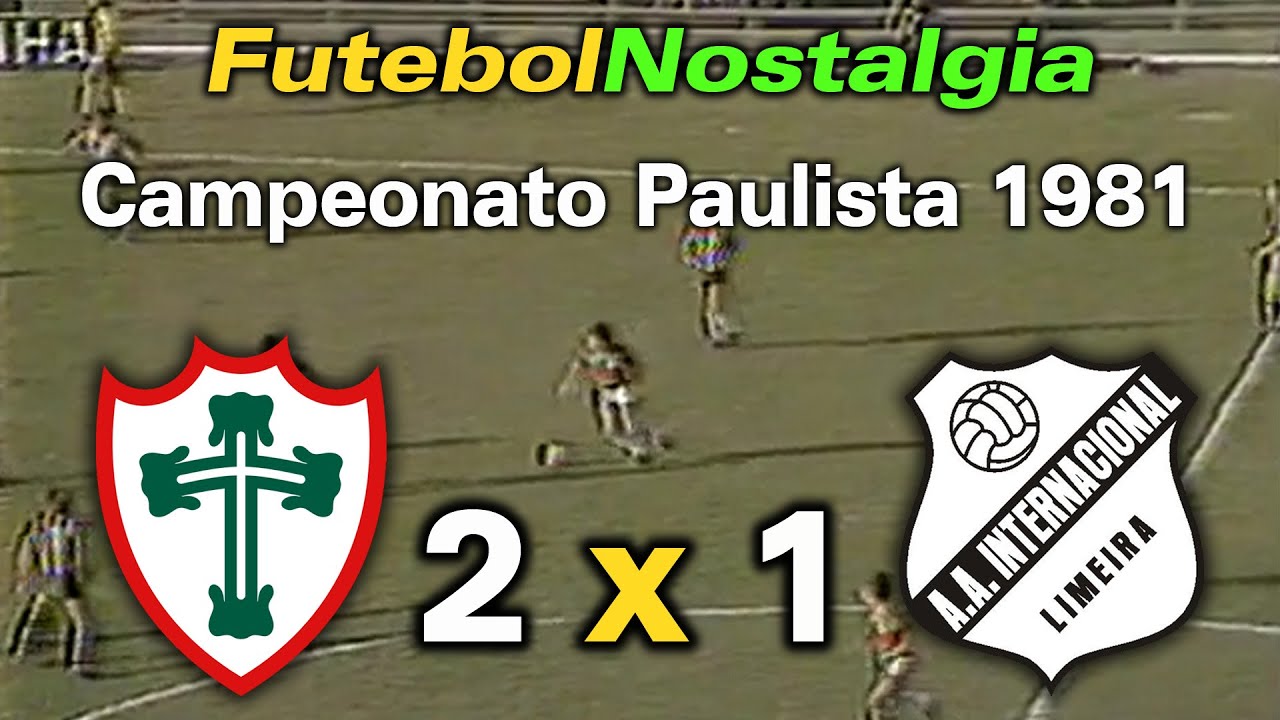 Portuguesa 2 x 1 Inter de Limeira - 12-07-1981 ( Campeonato Paulista )