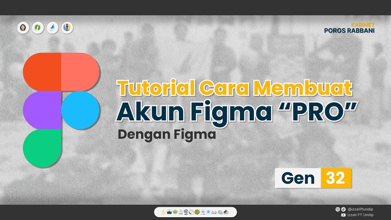 Tutorial Cara Membuat Akun Figma PRO (Student Version) | Gratis & Mudah! | IZZATI GEN 32