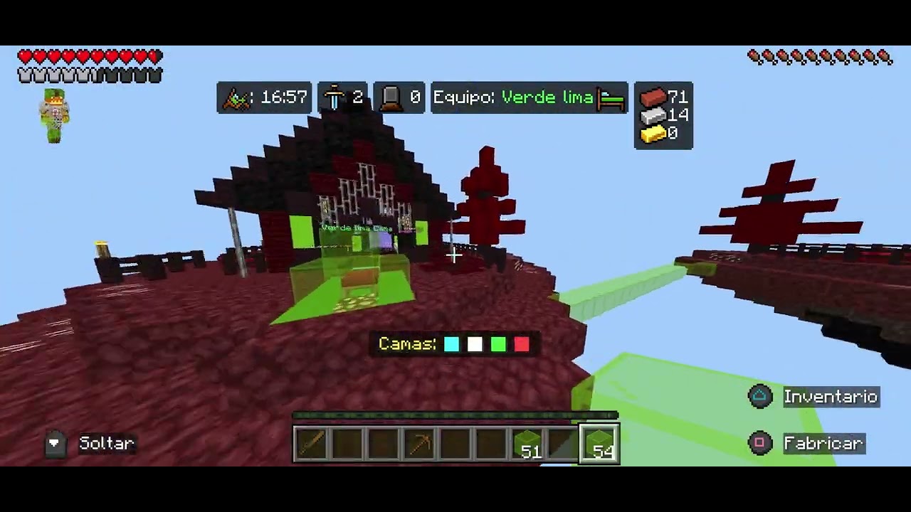 Jugando betwars pero solo puedo usar la espada de madera