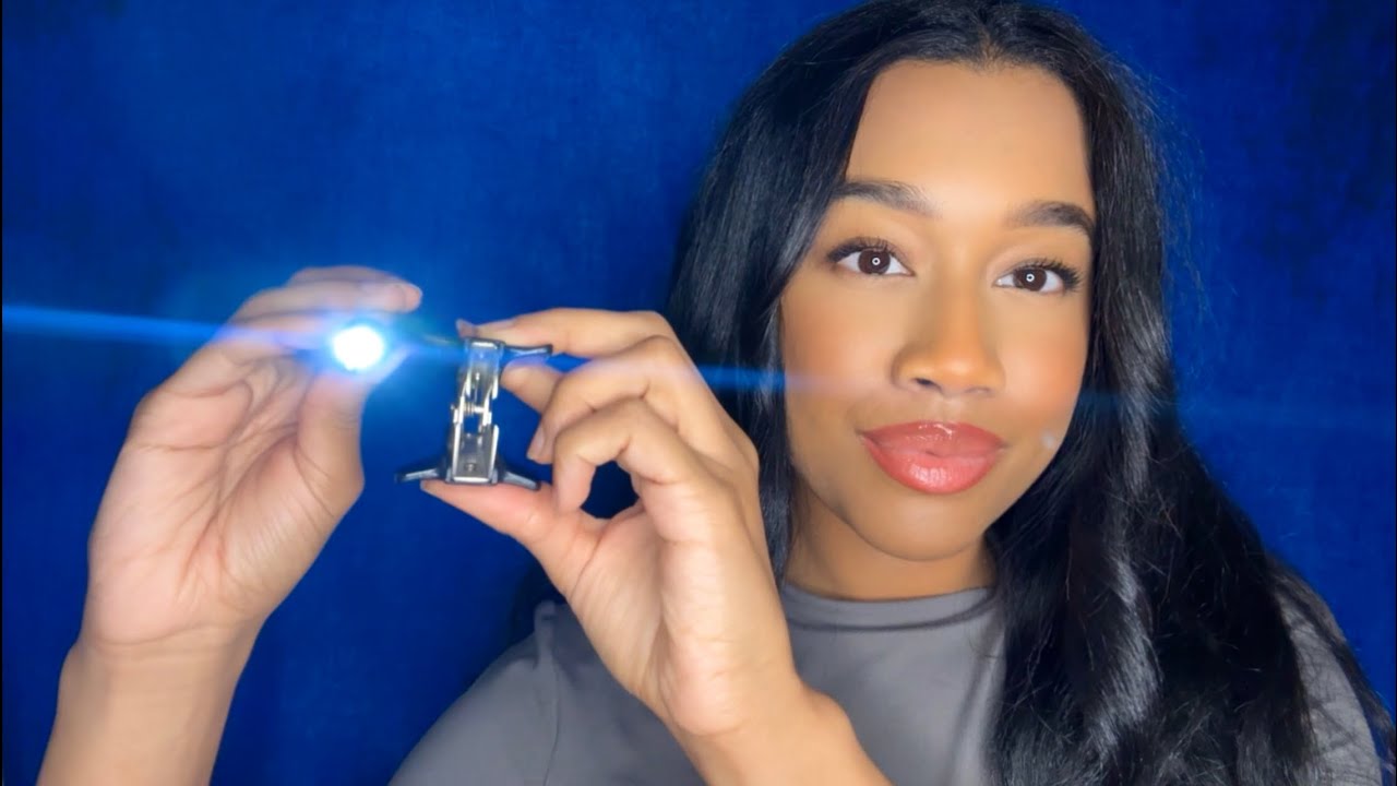ASMR Taking Your Picture (with a stapler remover) 📸 Follow The Light