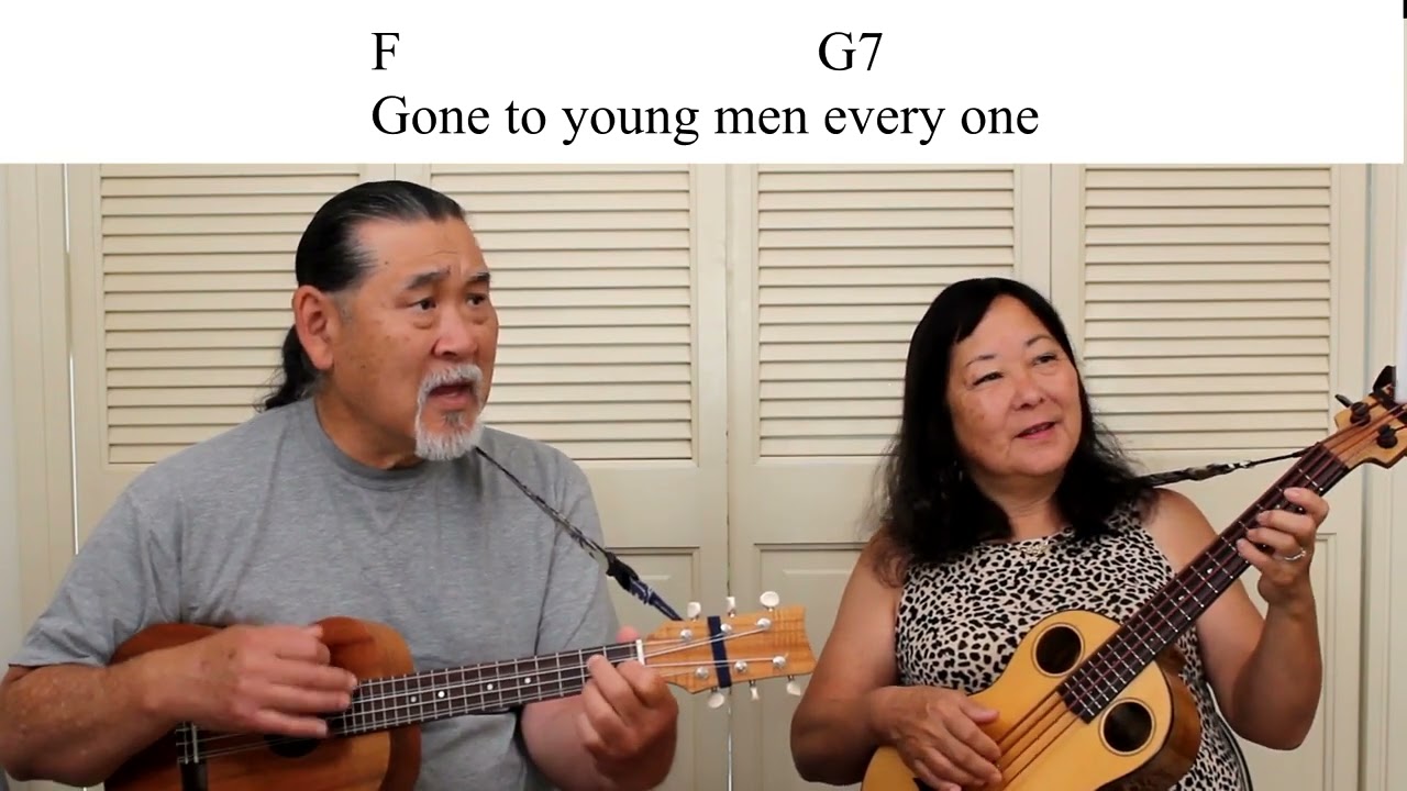 Where Have All The Flowers Gone - Kingston Trio - Ukulele Play Along - Lyrics And Chords On Screen