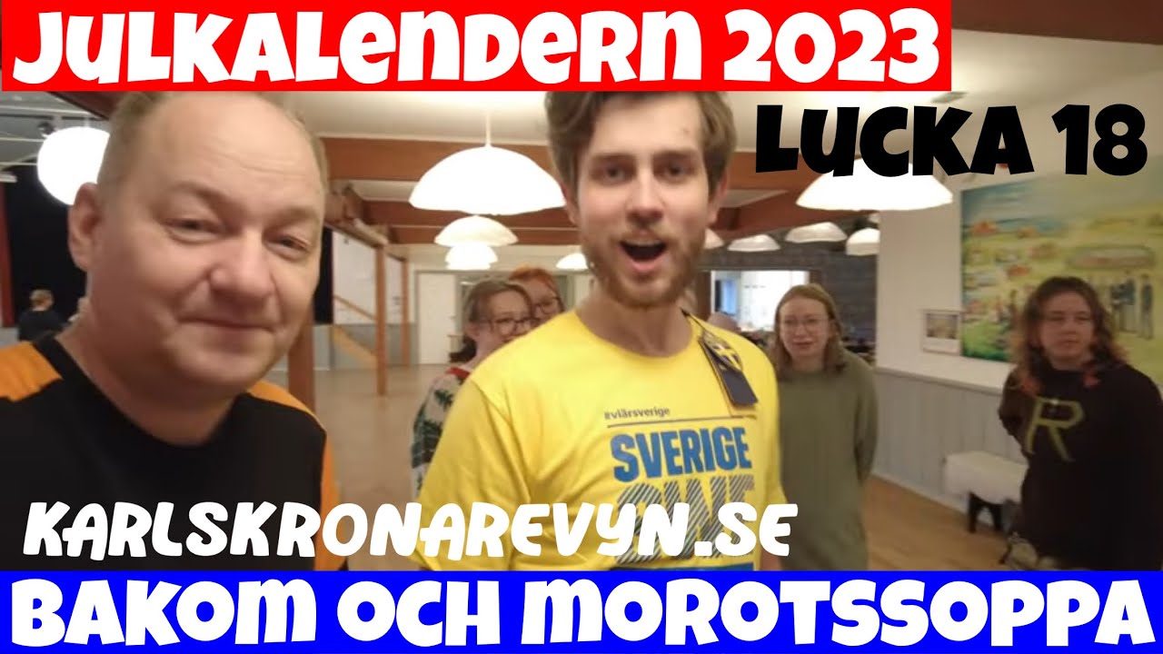 Revy och morotsoppa -Julkalender 2023 - Lucka 18 