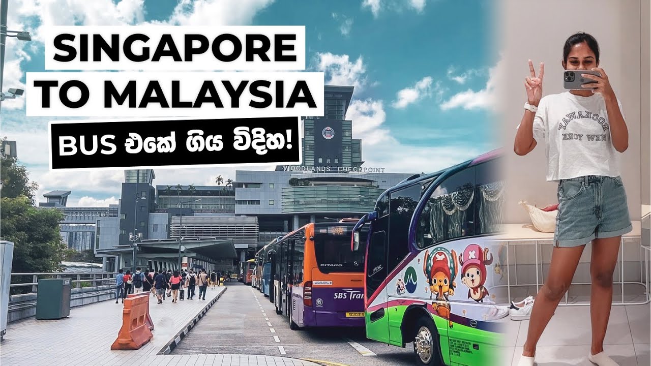Malaysia to Singapore by Bus | 1 day in Johor | I hit 1K subscribers 🥳