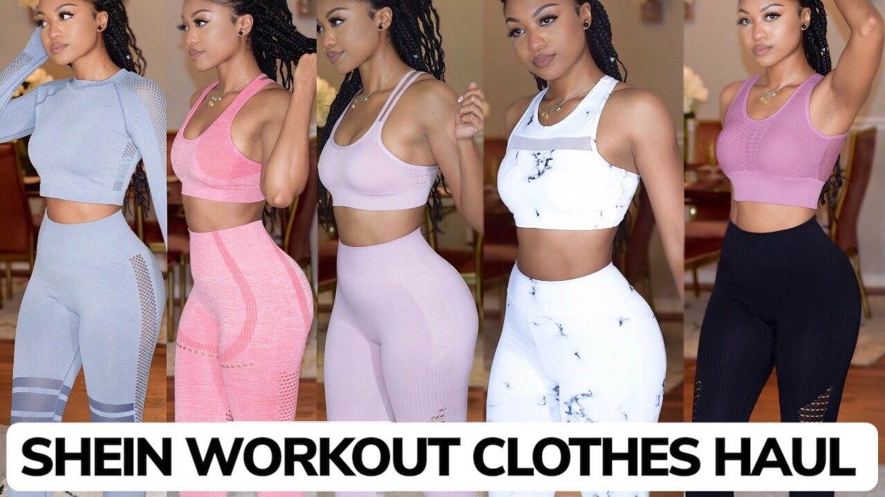 SHEIN WORKOUT CLOTHES TRY ON HAUL 2020 | 10 SETS | DisisReyRey