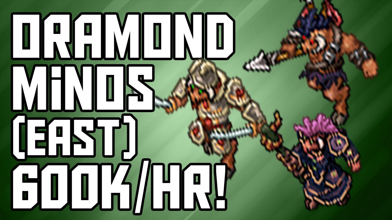 [Tibia Where to Hunt – RP 90+] Oramond Minos (East) (600k/hr @ 97!)