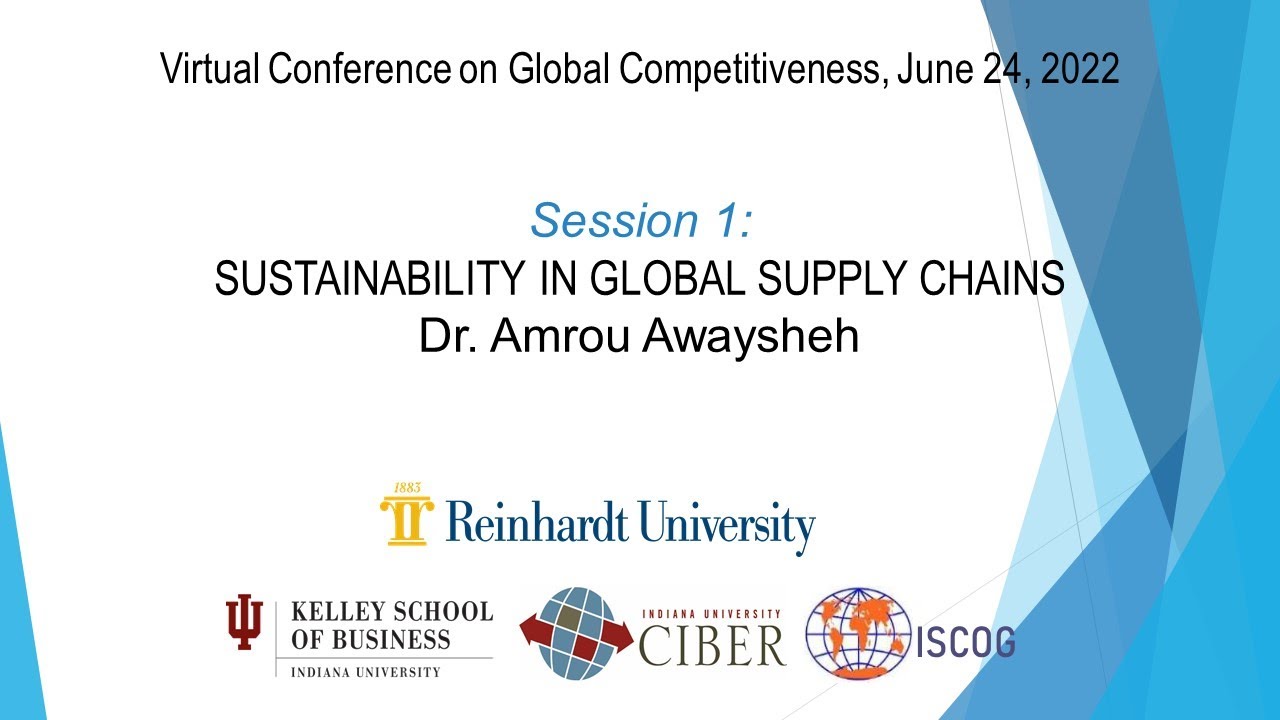 6.24.2022 Amrou Awaysheh - Sustainability in Global Supply Chains