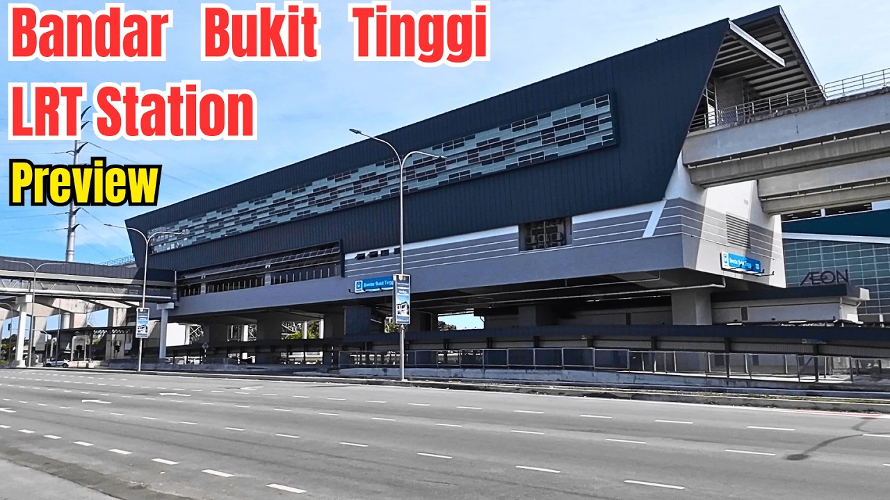 Bandar Bukit Tinggi LRT Station on LRT Shah Alam Line (LRT3) - Preview