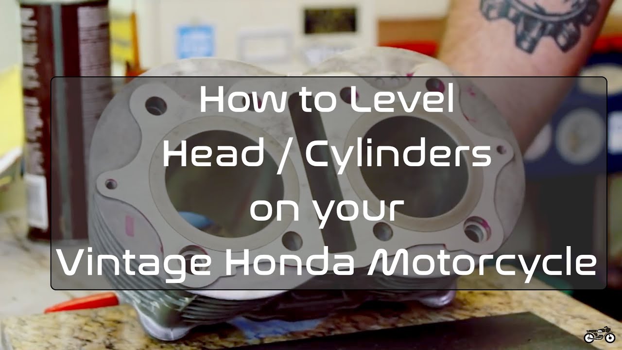How to Deck / Level Head Gasket Surfaces : Honda CB175/200, CB350, CB360, CB450, CB550, CB750