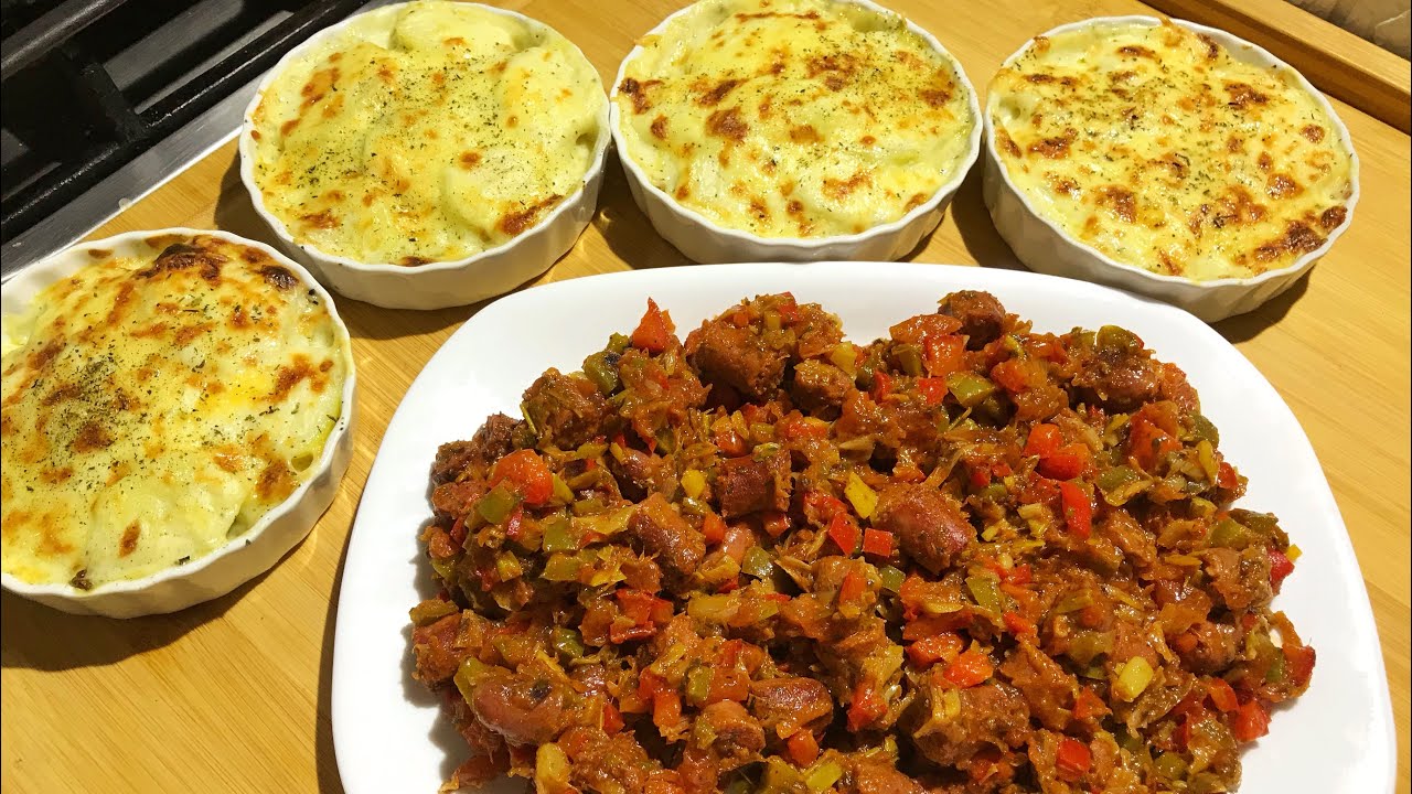 غذاء سهل و سريع/ ميني كرتان بالبطاطس و صوصيص مشرمل من ألذ ما كاين 🤤