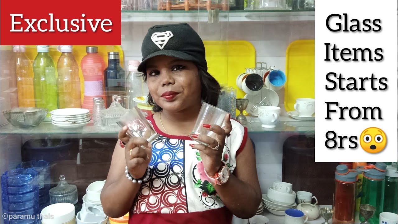 wholesale glass ware item in trichy/glass jar/oil dispenser/glass water bottle