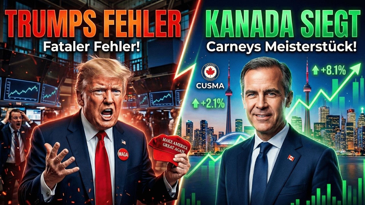 🚨 Trumps fataler Fehler Wie Kanada die US Wirtschaft ausmanövriert! Carneys Meisterstück