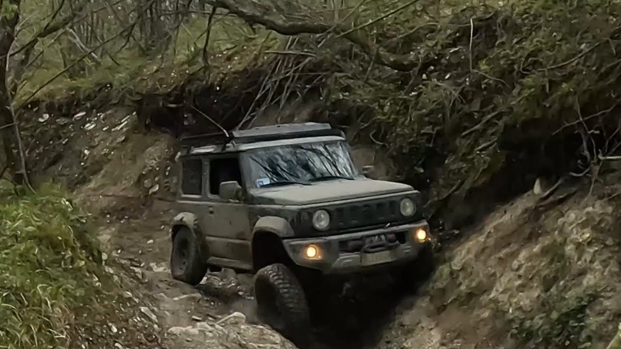 #enricostragapede #jimny #4x4 SUZUKI JIMNY OFF ROAD 4X4 [riprese in esterno]