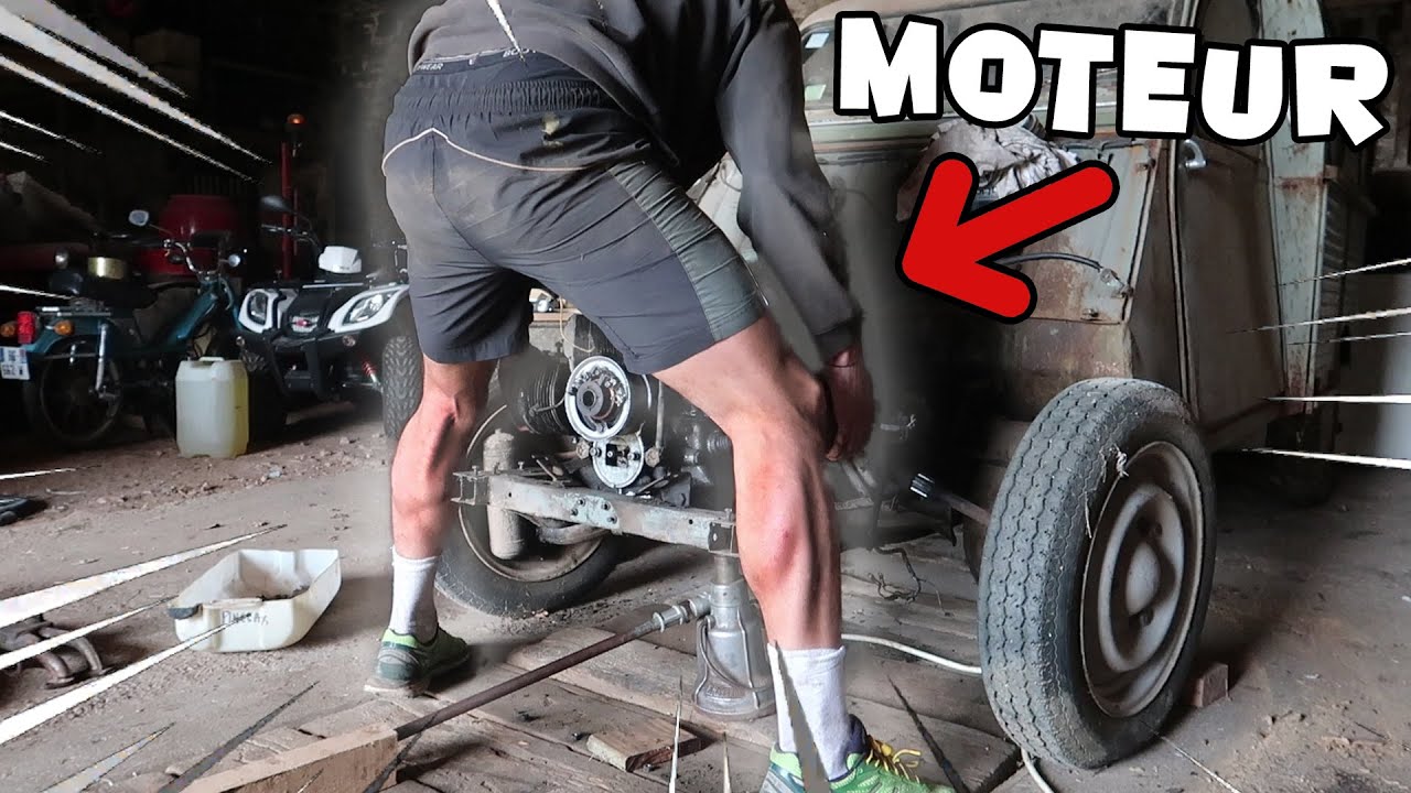 J'arrive à Soulever le Moteur 2CV ? - EP #5