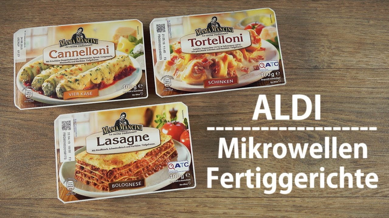Mikrowellen Lasagne ✪ Cannelloni ✪ Tortelloni