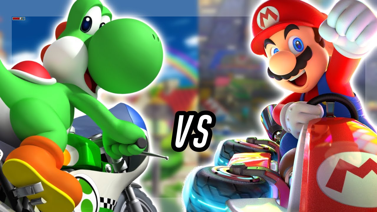 Mario Kart Wii против Mario Kart 8 Deluxe