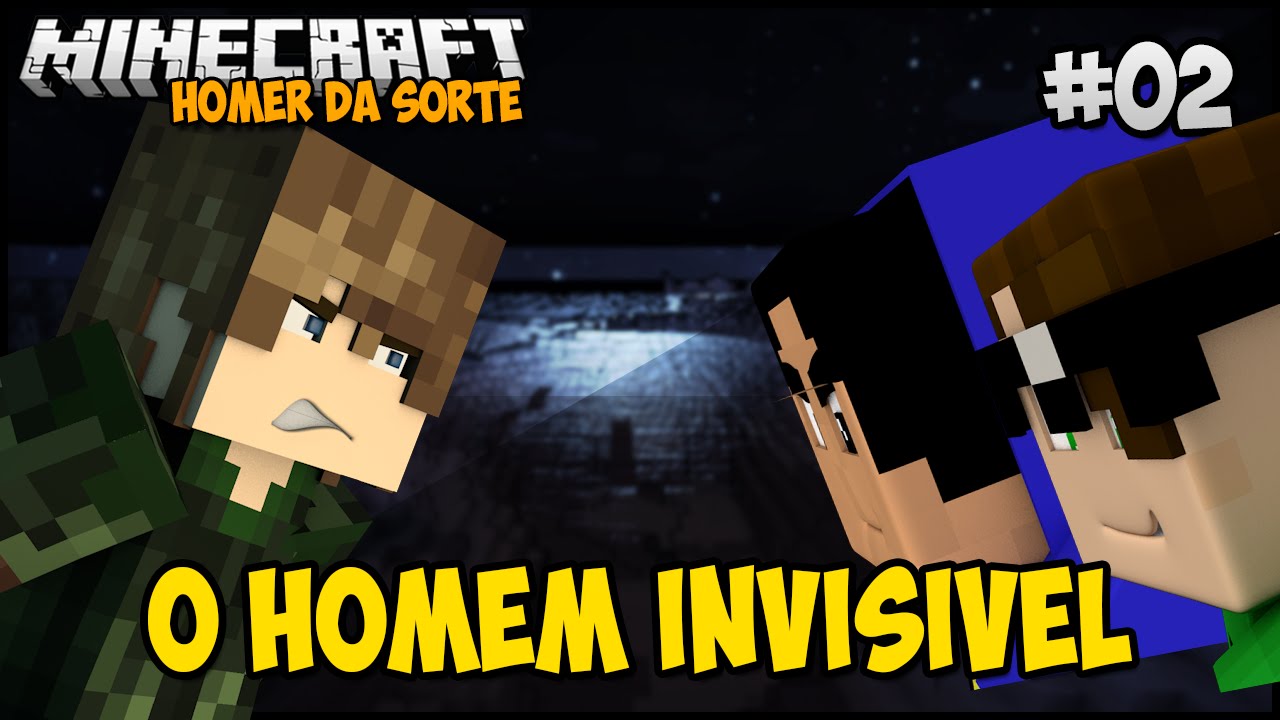 Minecraft: HOMER DA SORTE - O HOMEM INVISÍVEL #02
