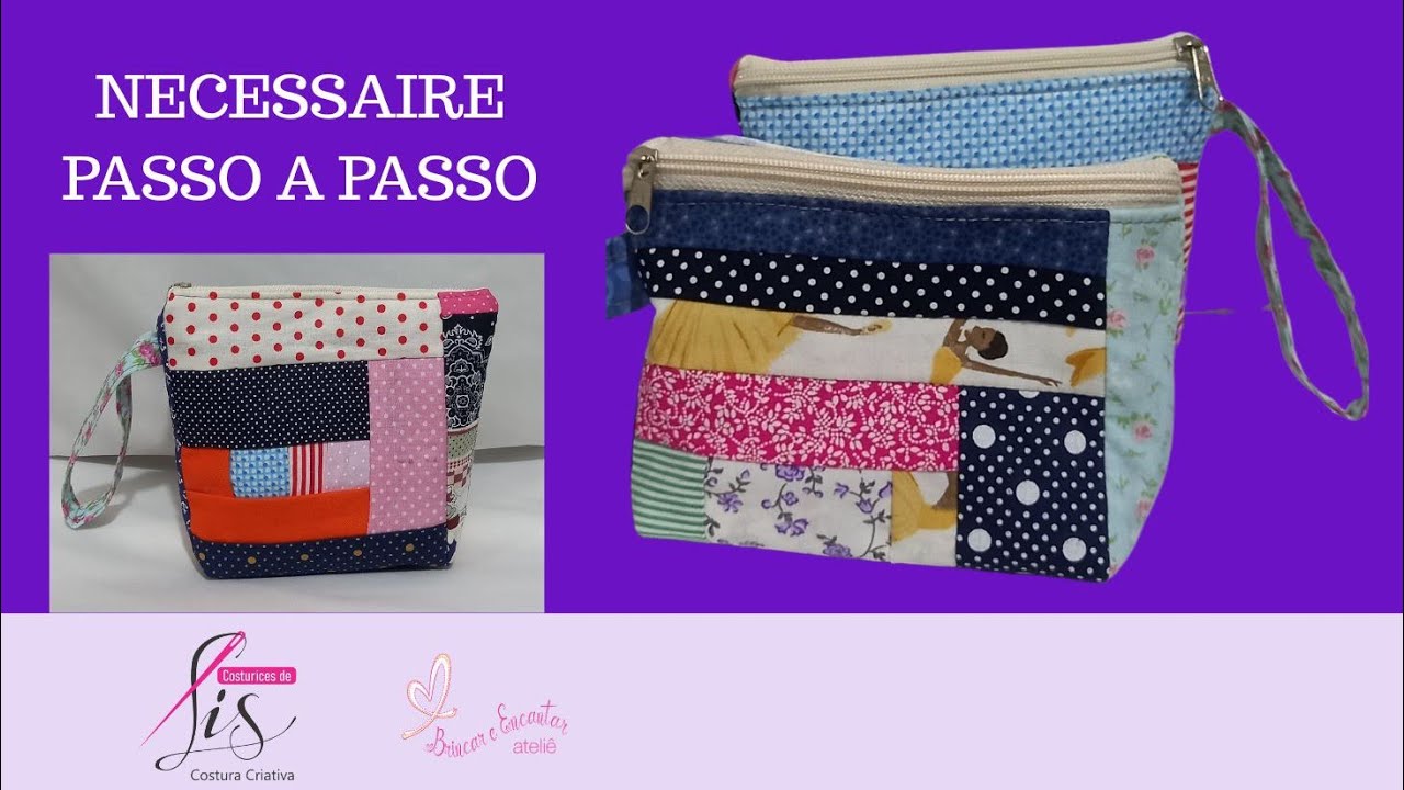 REAPROVEITAR SEUS RETALHOS Necessaire PASSO a PASSO 💥 FAÇA E VENDA
