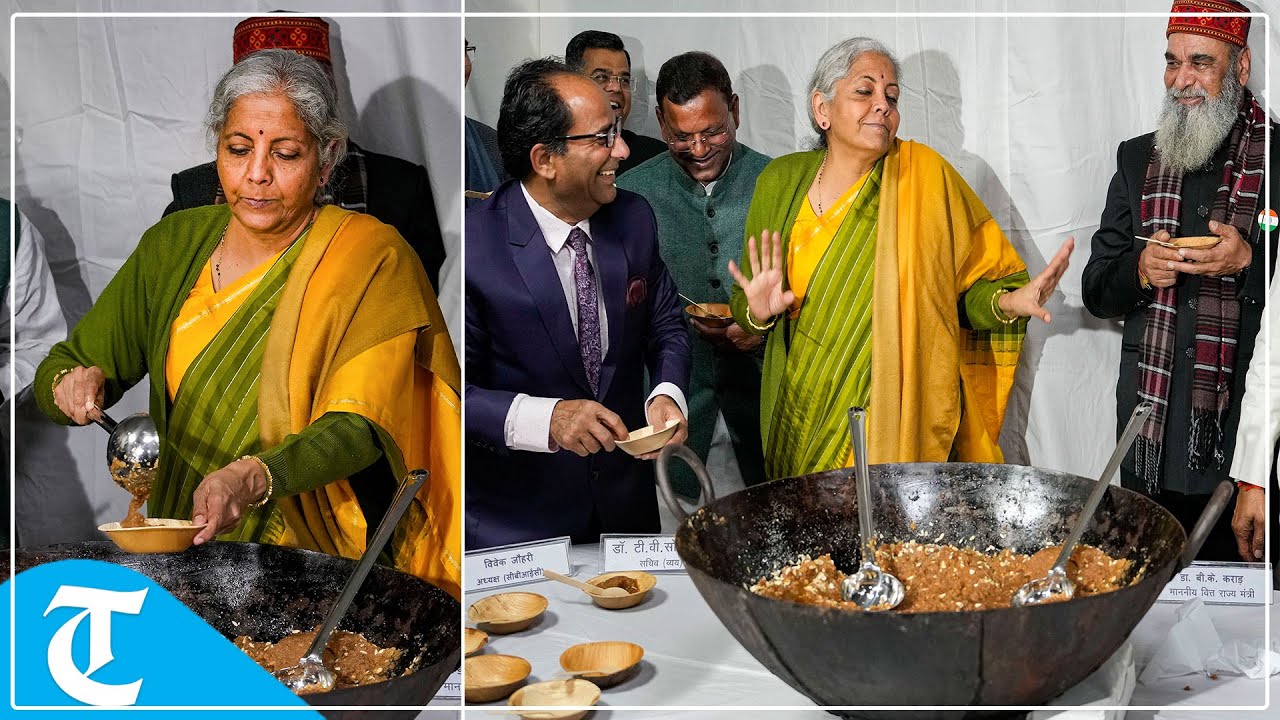 FM Nirmala Sitharaman performs ‘Halwa’ distribution, marks final stage of 2023 Budget preparations