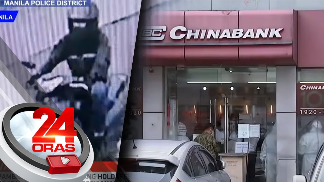 Lone robber takes P600K from bank with 2 guards | 24 Oras