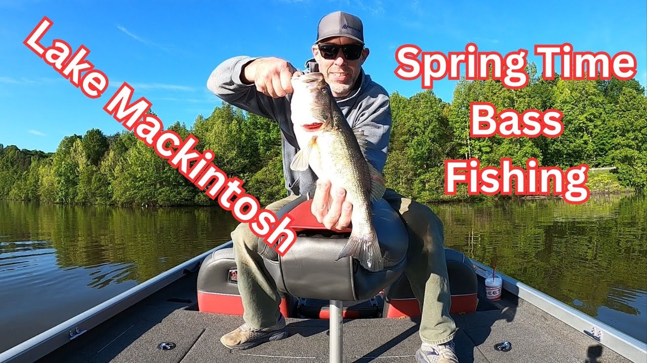 Lake Mackintosh, NC Spring Time Bass Fishing  5/4/2023