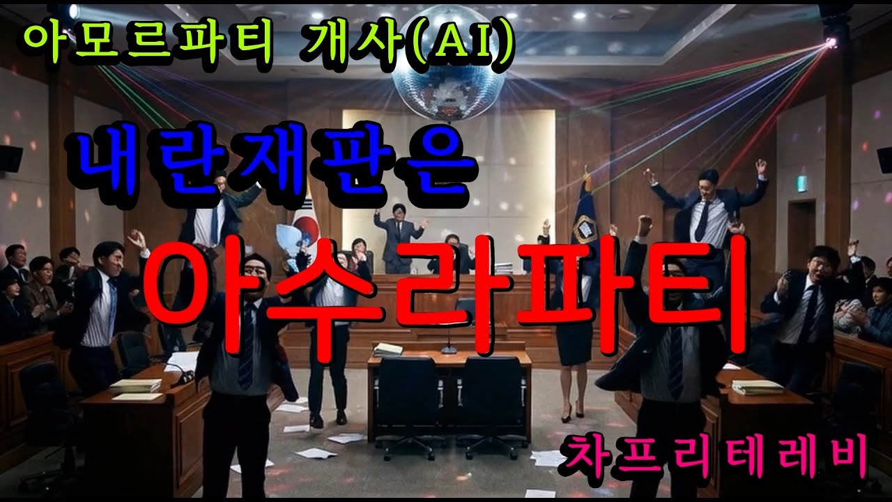 [정치풍자-개사(AI)] 내란재판은 아수라파티 / 김연자 아모르파티 개사곡 /#풍자 #개사 #김연자 #아모르파티