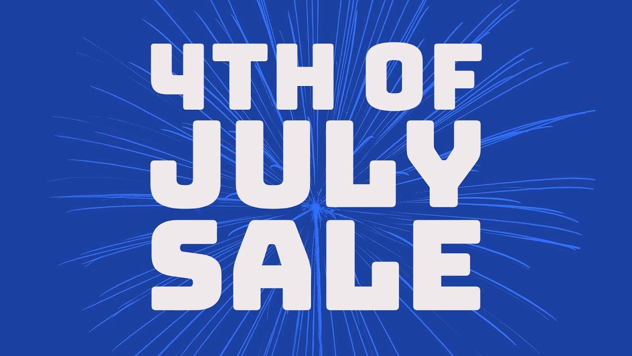 4th of July Sale Video Template (Editable)