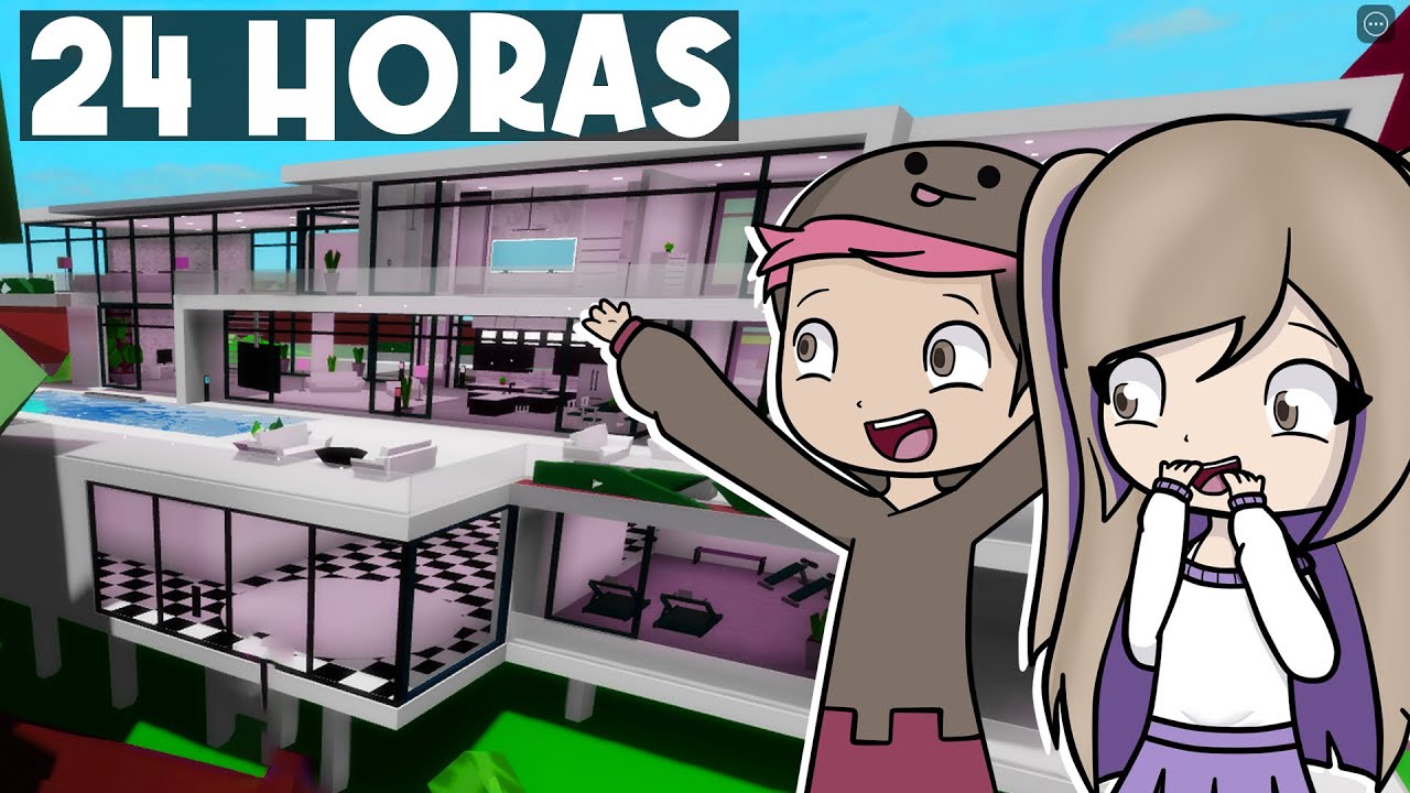 24 HORAS SIENDO MILLONARIOS EN BROOKHAVEN ROBLOX!!