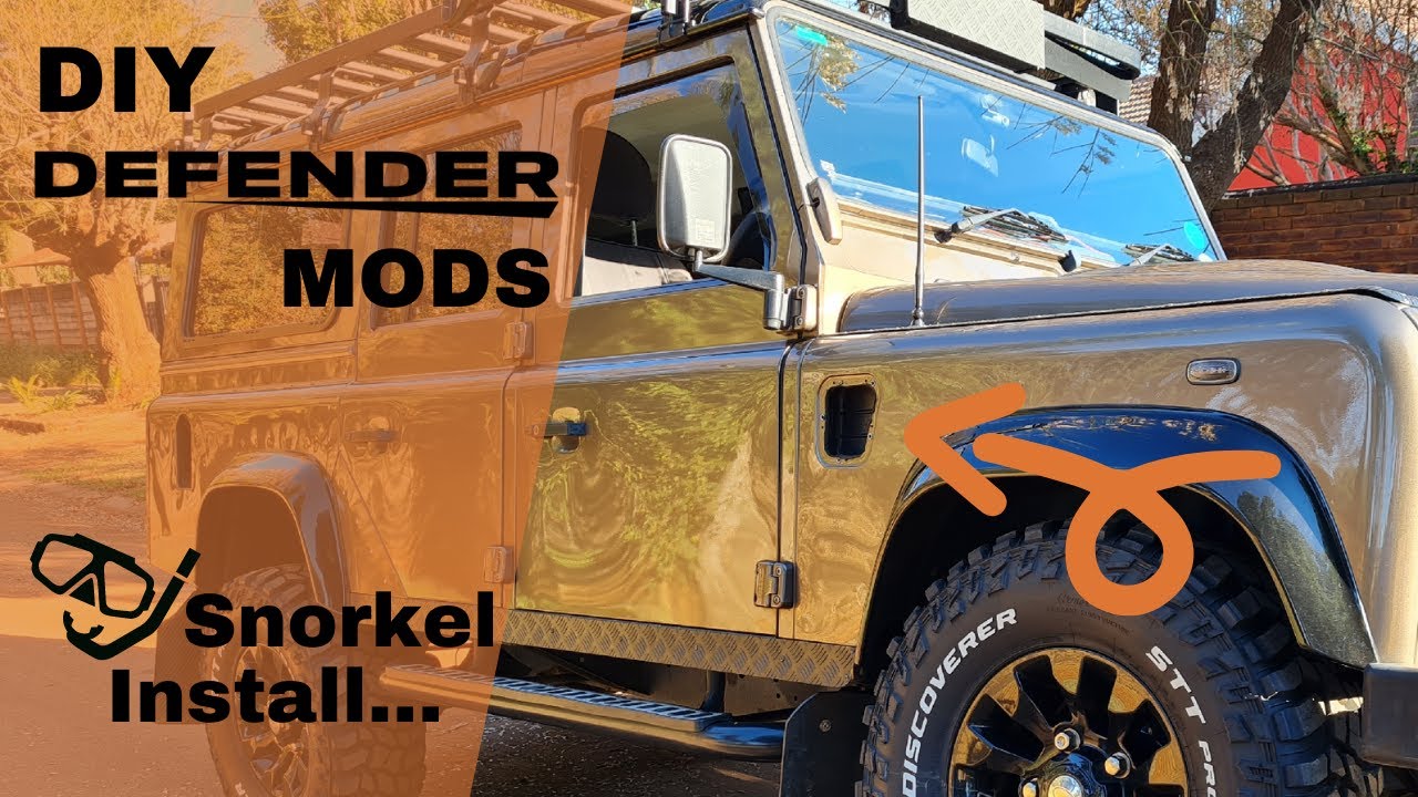 Unconventional - Defender Snorkel Install.
