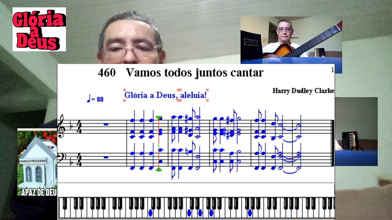 Hino CCB 460 - Vamos todos juntos cantar - ( Harry Dudley Clarke )