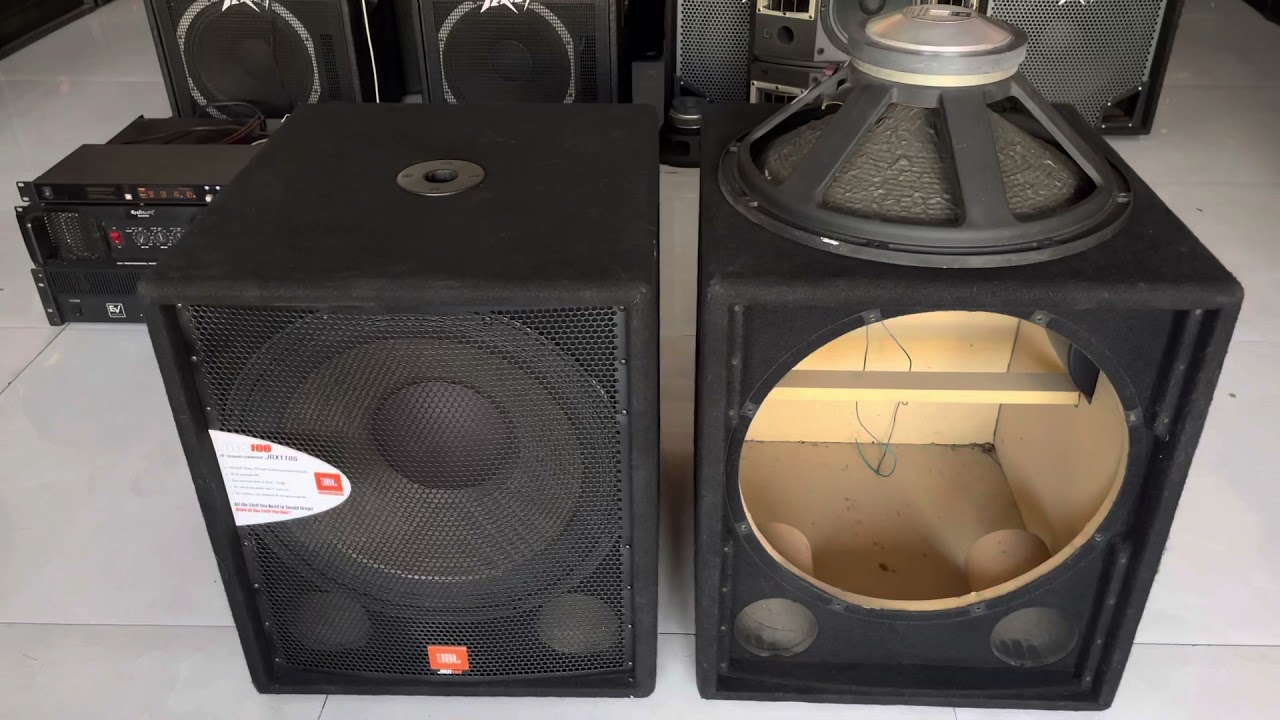 Súp hơi JBL JRX-118S bass 50 từ 19 coi 76 test gửi chú định thanh hoá