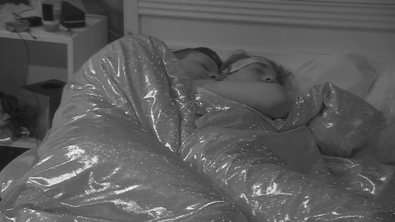 Day 45 - 4/24 Overnight - William and Kevin sleep a little too closely.