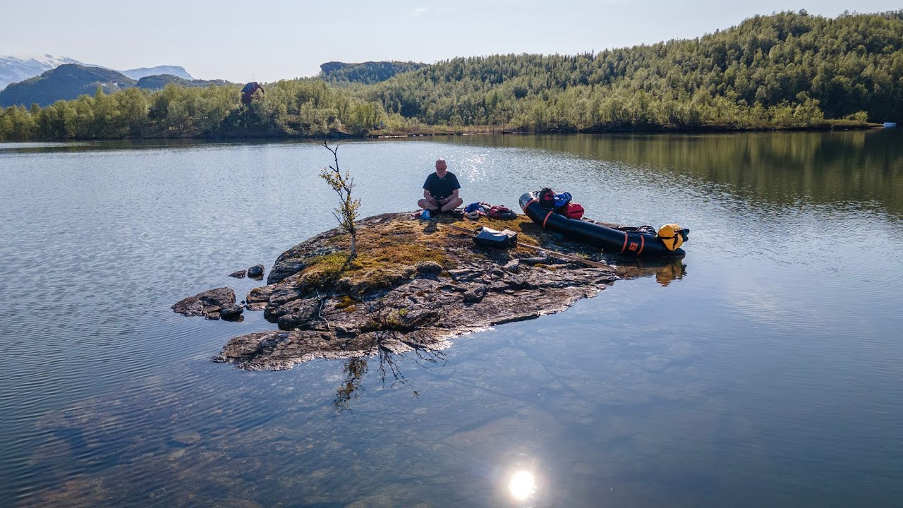 Sirkelvann, Monsen packraft og telttur med Barents 3 Stetind ultralight.