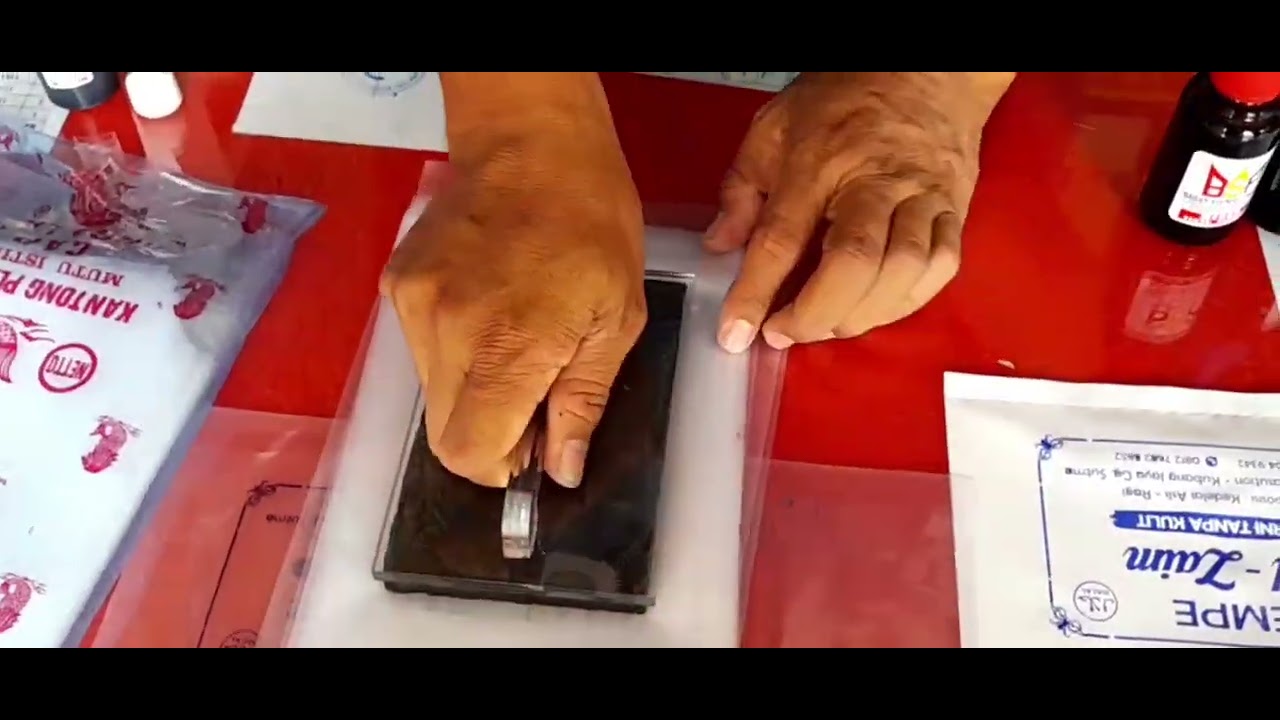 APAKAH STEMPEL FLASH TINTA PERMANEN PLASTIK BISA AWET DAN MAMPET #stempelkantongtempe