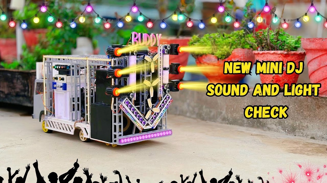 Dj Truck Sound lights Decoration at Home | Durga murti Trolley dj lights | new dj truck lights