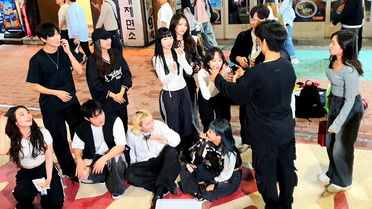 [STREET ARTIST] ONESHOT CREW. INTERACTIVE HONGDAE BUSKING. 240921.