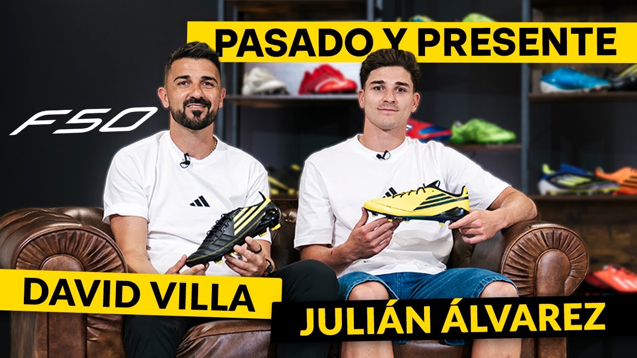 DAVID VILLA y JULIAN ALVAREZ repasan la HISTORIA DE LA ADIDAS F50!