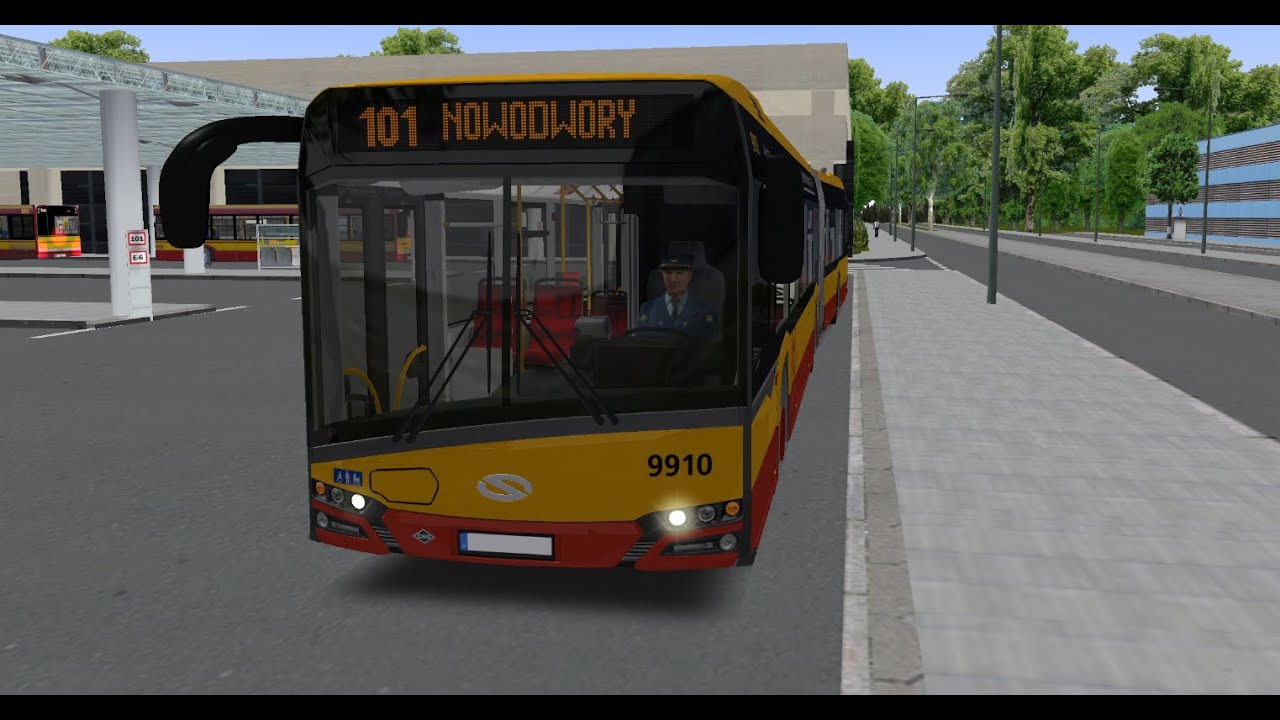 Warszawa Linia 101 - Nowodwory. OMSI 2