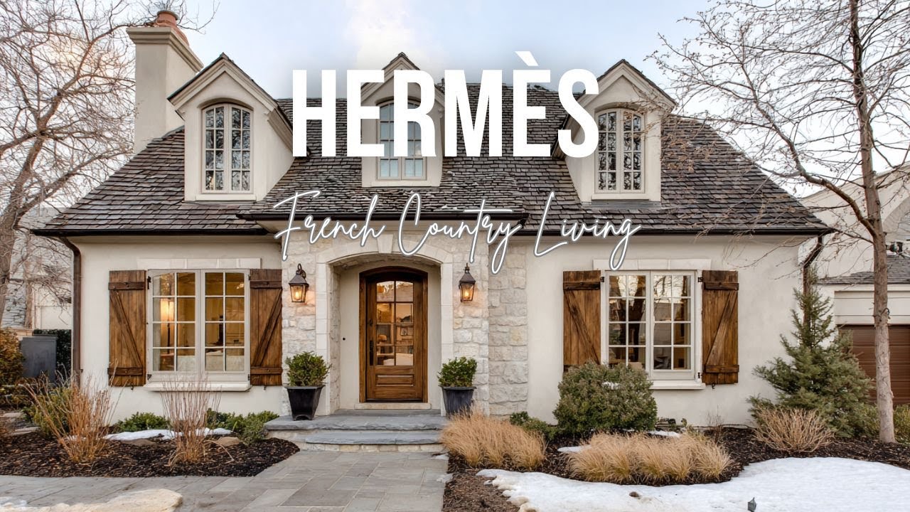 Heritage Winter French Country Living inspired by Hermès in camel cream and rich brown