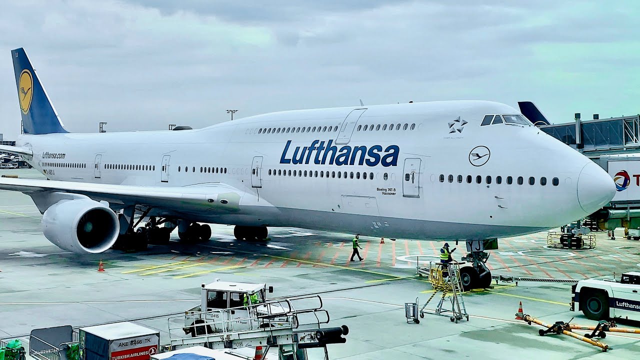 LUFTHANSA Boeing 747 Business Class | Frankfurt to Miami trip report in 4K
