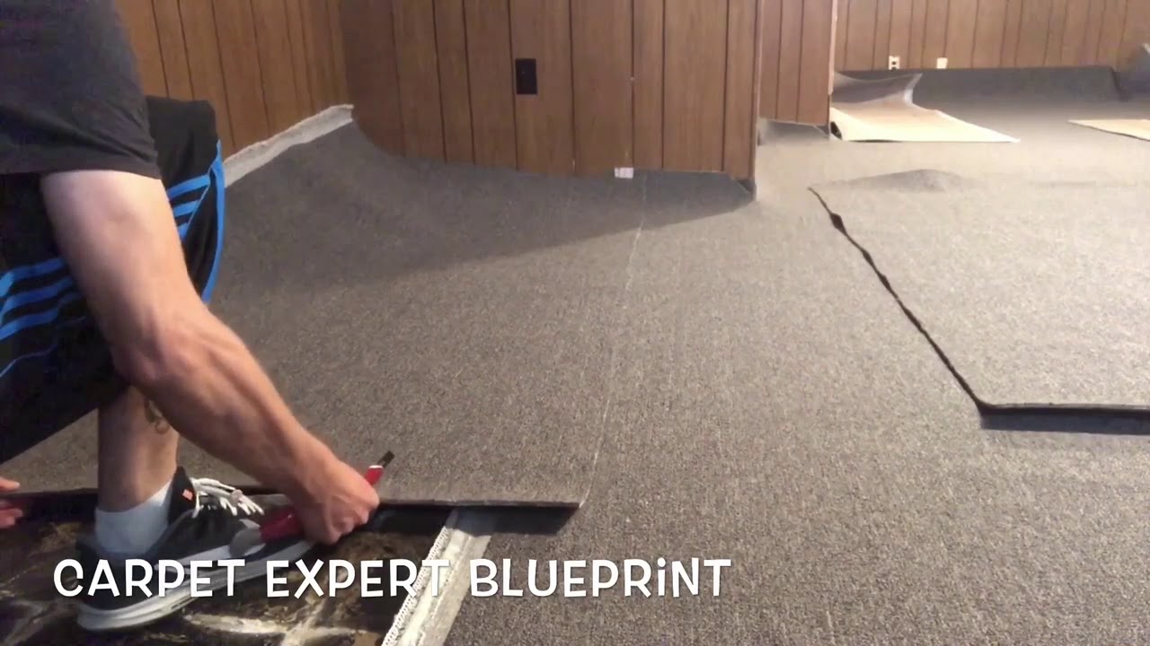 🔪 How To Cut A Carpet  Seam Indoor Outdoor Carpet🔪 Without Opening A Can Of Worms