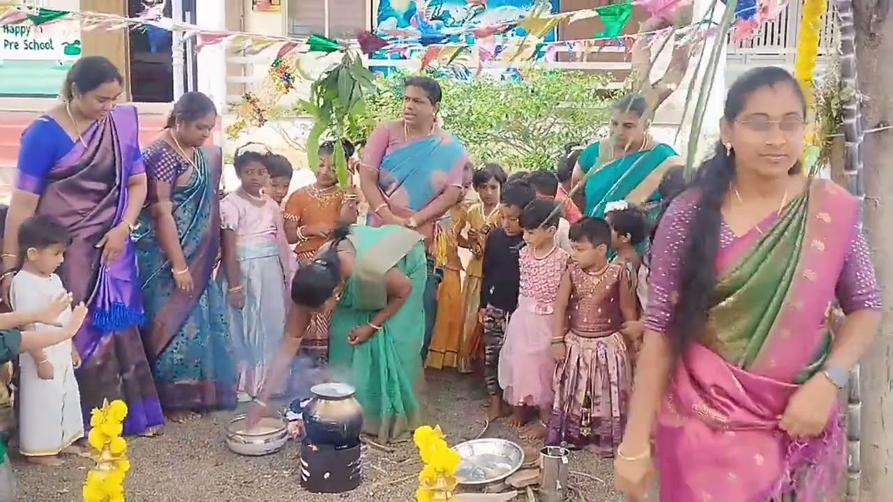2026-Pongal Celebration @HappyKidzSchoolCumbum #pongalcelebration #traditional #culture #joyful