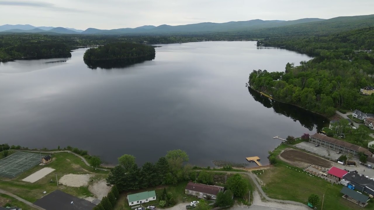 Drone Around Island Pond, VT